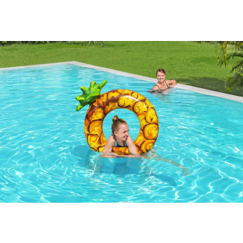 Owocowe Koło dmuchane do pływania Ananas dla dzieci 12+ i dorosłych BESTWAY 116x88cm